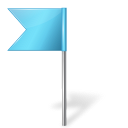 Icons adobe map flag base azure marker left