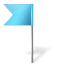 Icons adobe map flag base azure marker left