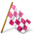 Flag marker pink base holloweenavatars chequered map right