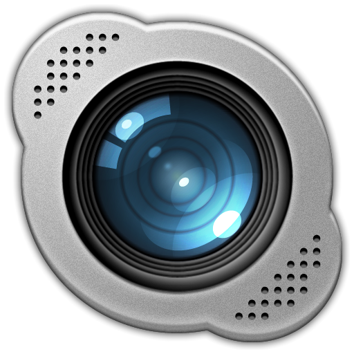 Icon vibrant skype set base camera