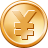 Base freeicons coin yen