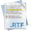 Filetype rtf