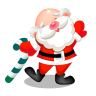 Christmas dancing santa