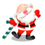 Christmas dancing santa