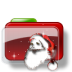 Santa folder christmas