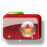 Star folder christmas