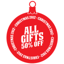 Gifts percent off