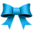 Ribbon blue christmas