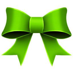 Ribbon green christmas