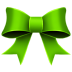 Ribbon green christmas