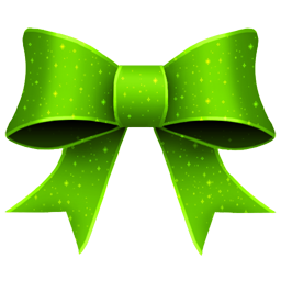 Ribbon green pattern christmas