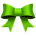 Ribbon green pattern christmas