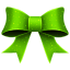 Ribbon green pattern christmas