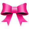 Ribbon pink christmas