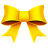 Ribbon yellow pattern christmas