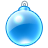 Xmas ball blue