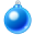 Xmas ball blue