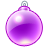 Xmas ball purple