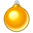 Yellow ball xmas