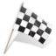 Checkered goal flag