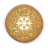 Christmas cookie round