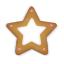 Christmas cookie star