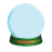 Christmas snow globe