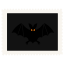 Stamp bat halloween