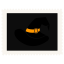 Hat witch halloween stamp