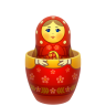 Red matreshka inside icon