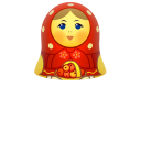 Red matreshka upper part