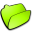 Folder lime open