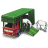 Horse box with two matchbox horses