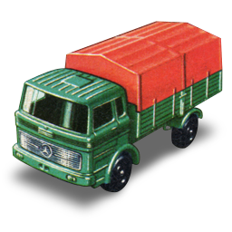 Mercedes truck matchbox