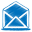 Blue mail open