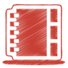 Red address book