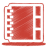 Red address book