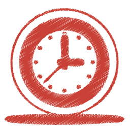 Red clock