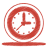 Red clock