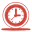 Red clock