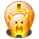 Bank savings piggy