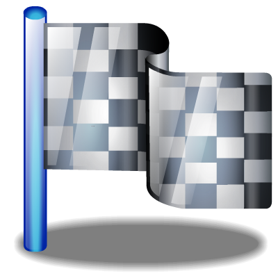 Checkered flag