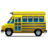 School bus behicle transportation bus