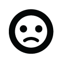 Smiley monotone sad