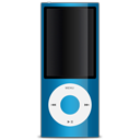 Blue ipod apple