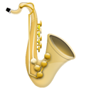 Music instrument jazz saxophone