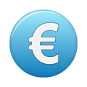 Currency blue euro