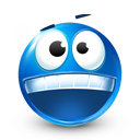 Blue emoticon (28) 128