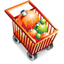 Full ecommerce christmas shoppingcart