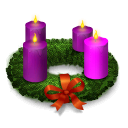 Advent christmas wreath